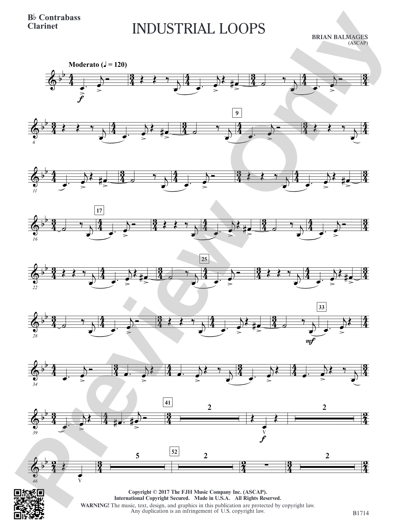 Industrial Loops: B-flat Contrabass Clarinet