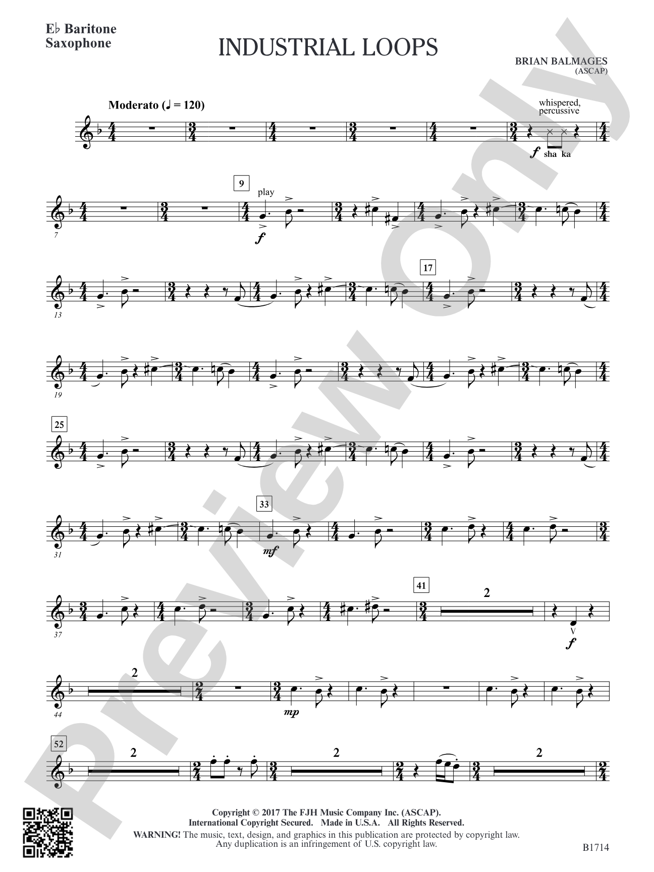 Industrial Loops: E-flat Baritone Saxophone