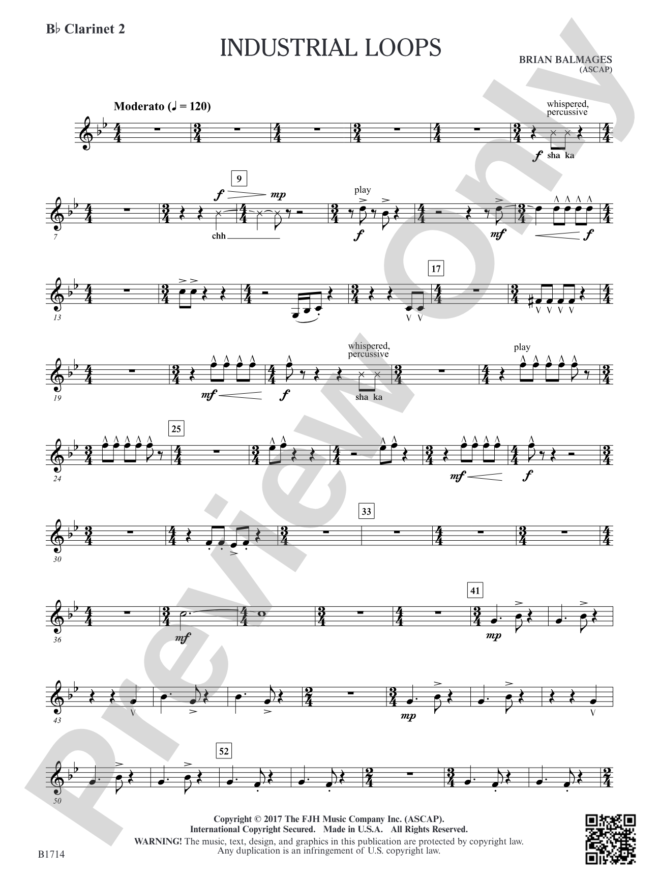 Industrial Loops: B-flat Clarinet 2