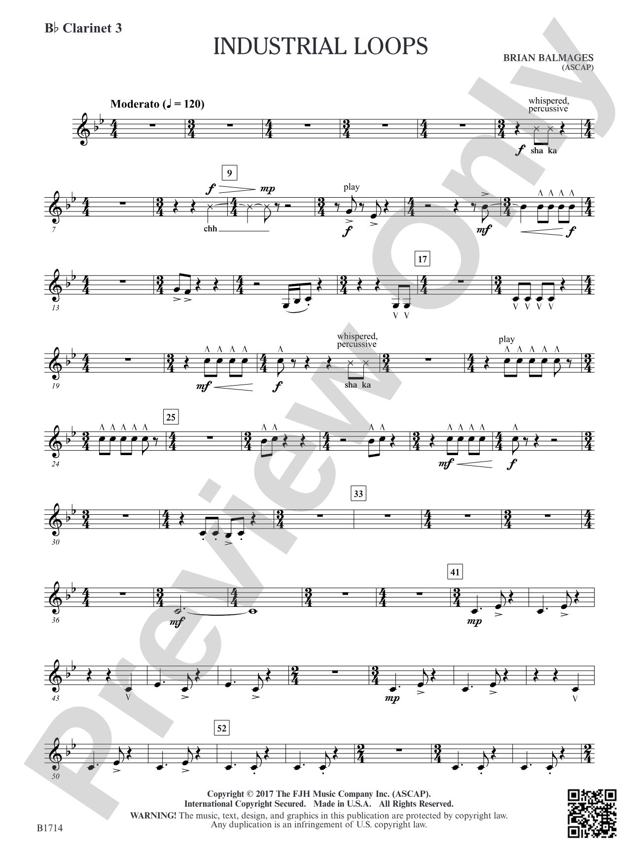 Industrial Loops: B-flat Clarinet 3