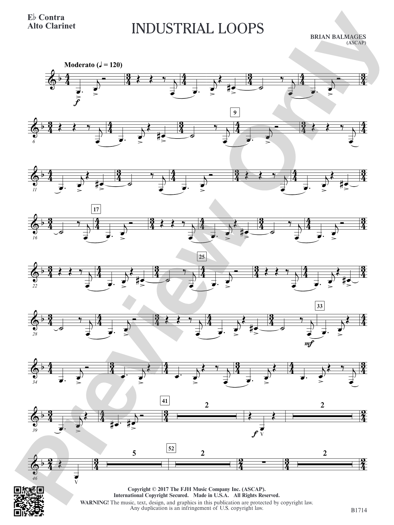 Industrial Loops: E-flat Contra Alto Clarinet