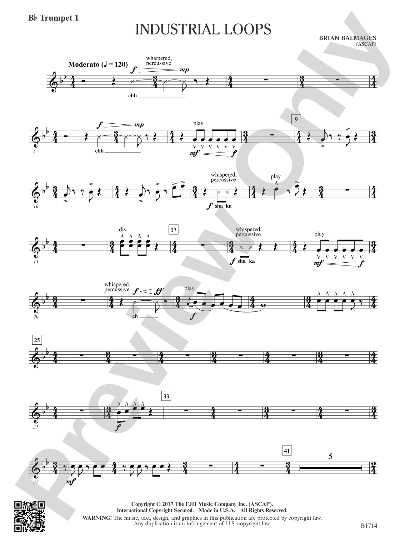 Industrial Loops: B-flat Trumpet 1