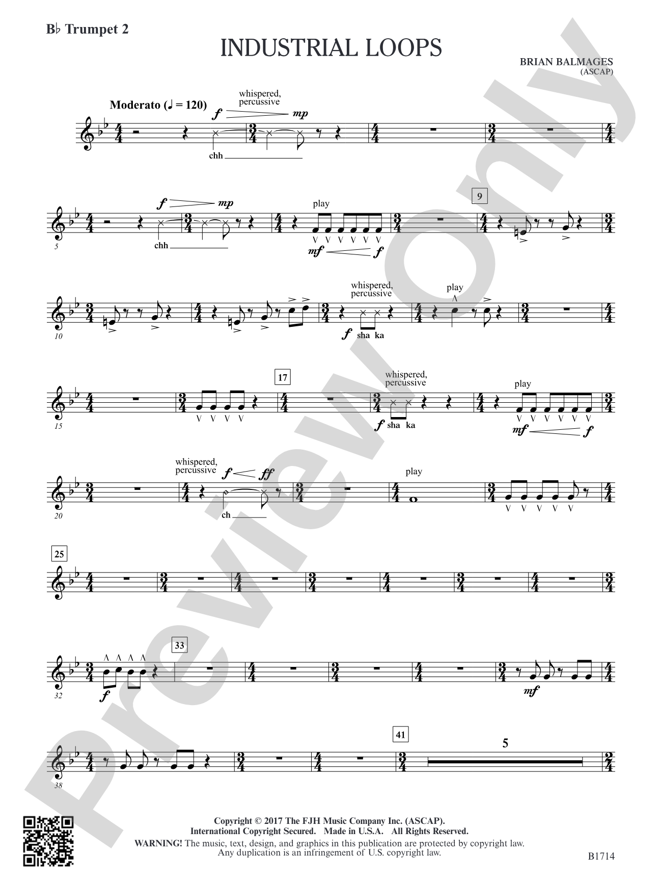 Industrial Loops: B-flat Trumpet 2