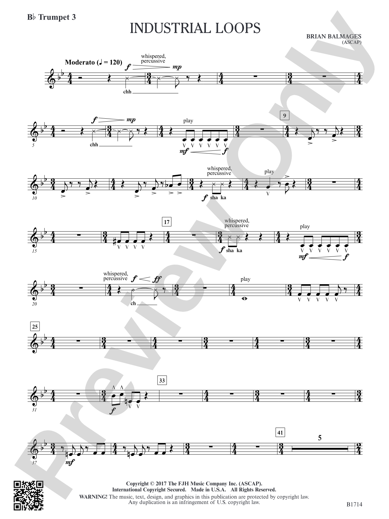 Industrial Loops: B-flat Trumpet 3