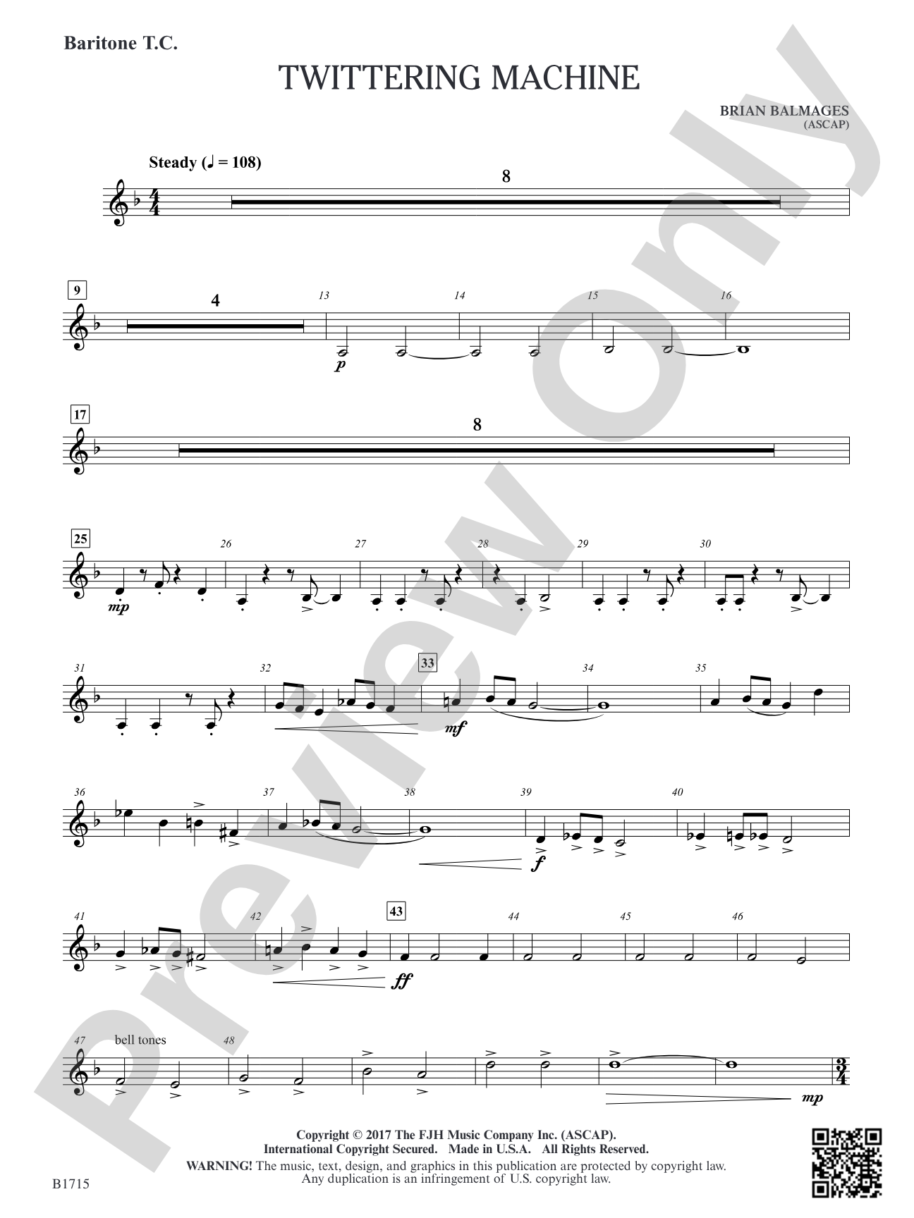 Twittering Machine: Baritone T.C.