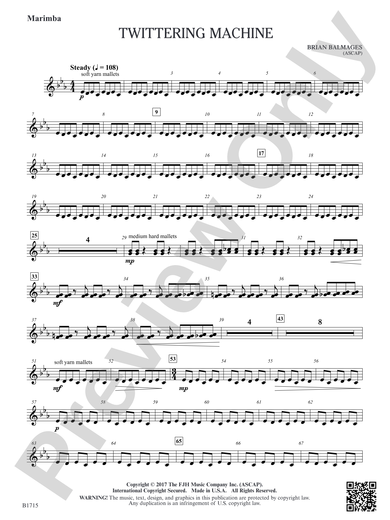 Twittering Machine: Marimba