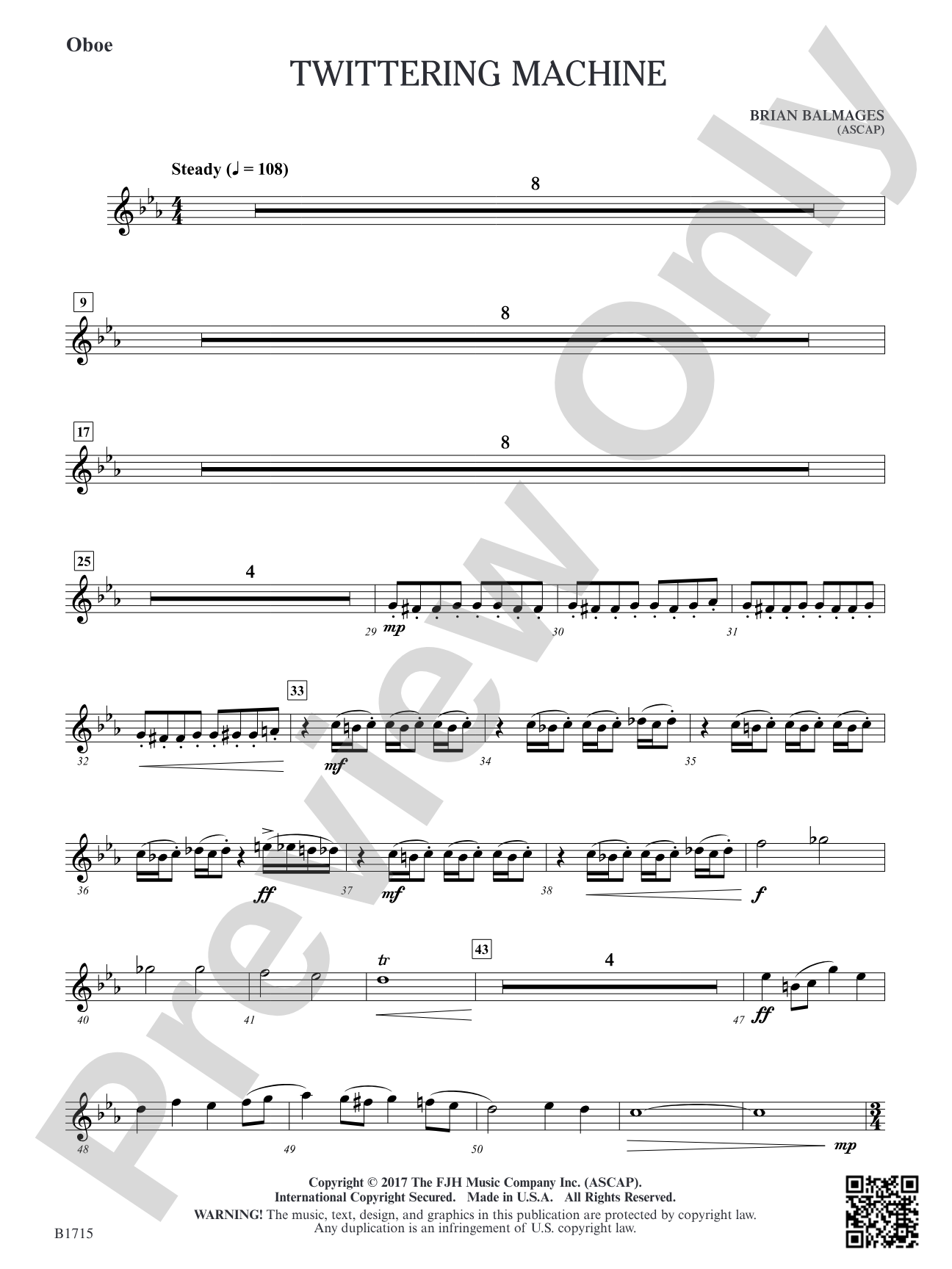 Twittering Machine: Oboe