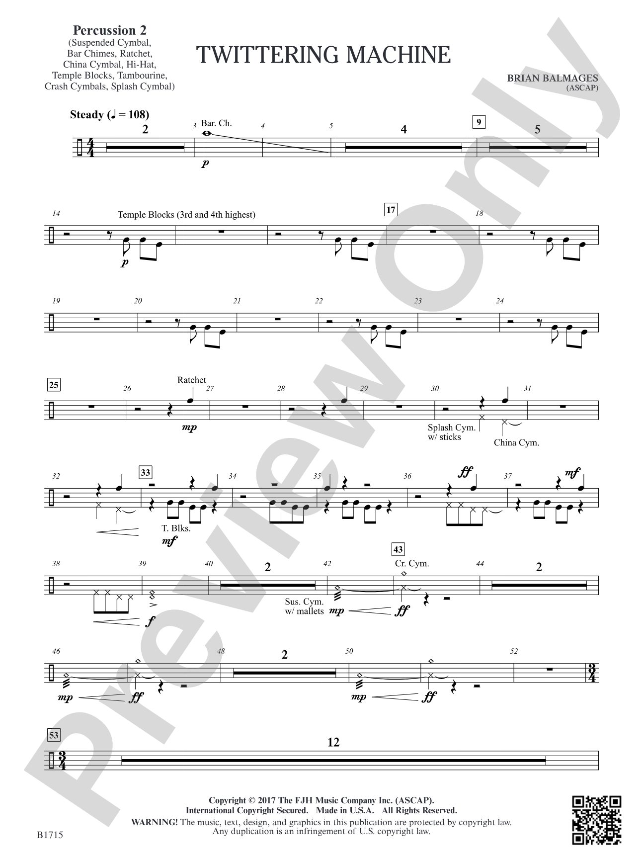 Twittering Machine: Percussion 2