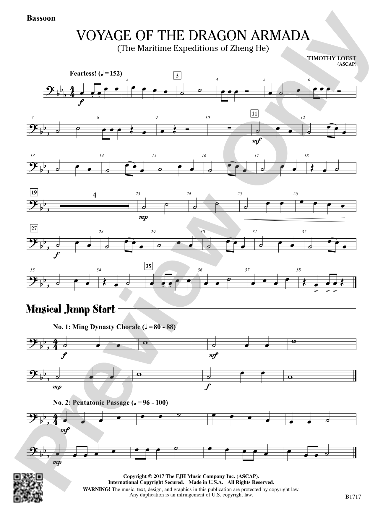 Voyage of the Dragon Armada: Bassoon