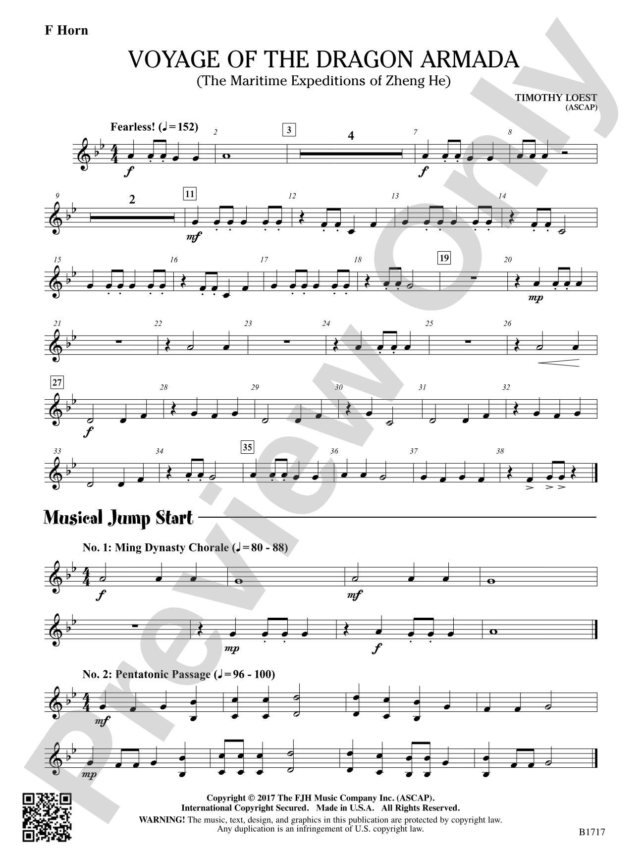 Voyage of the Dragon Armada: F Horn