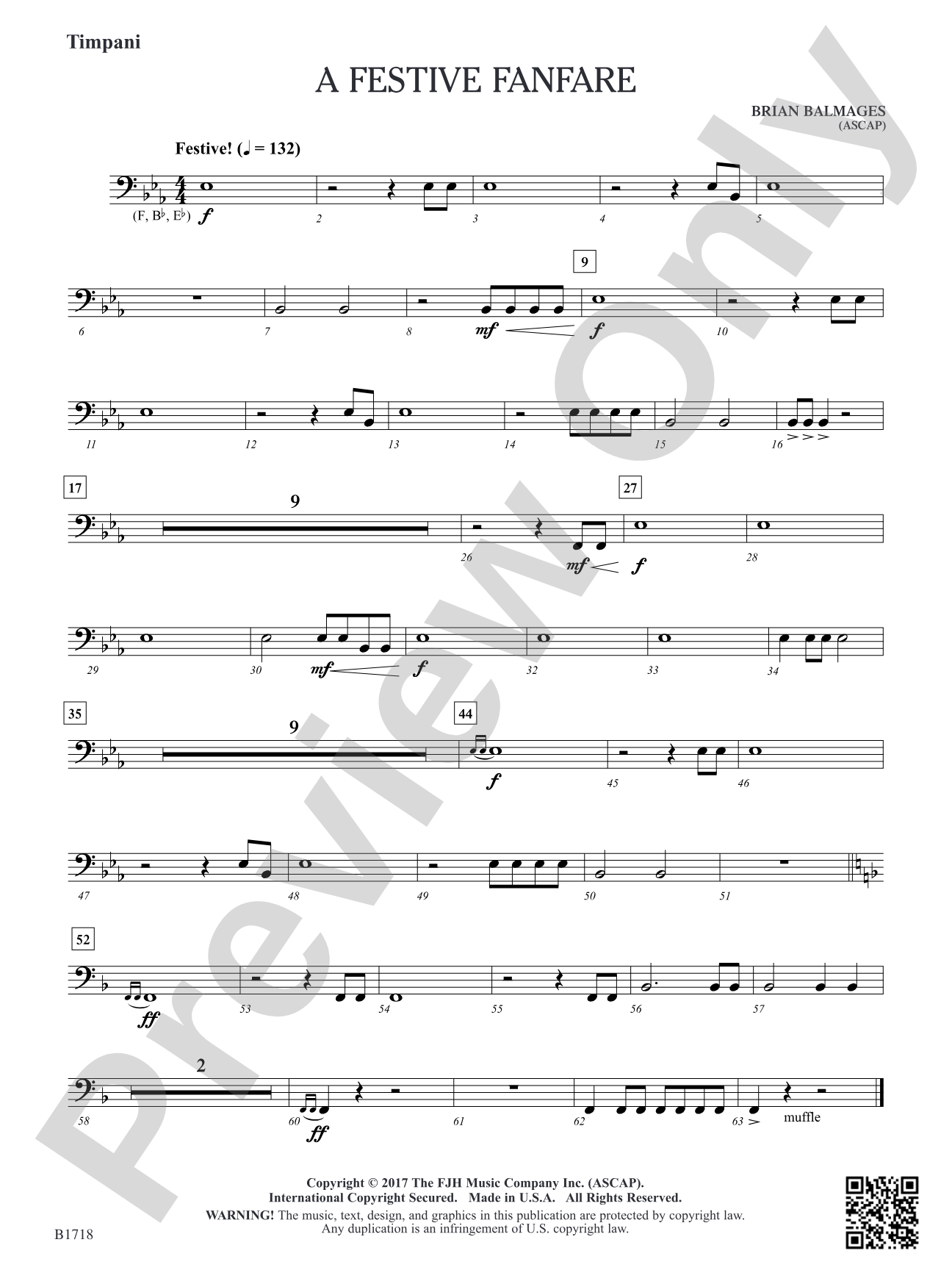 A Festive Fanfare: Timpani