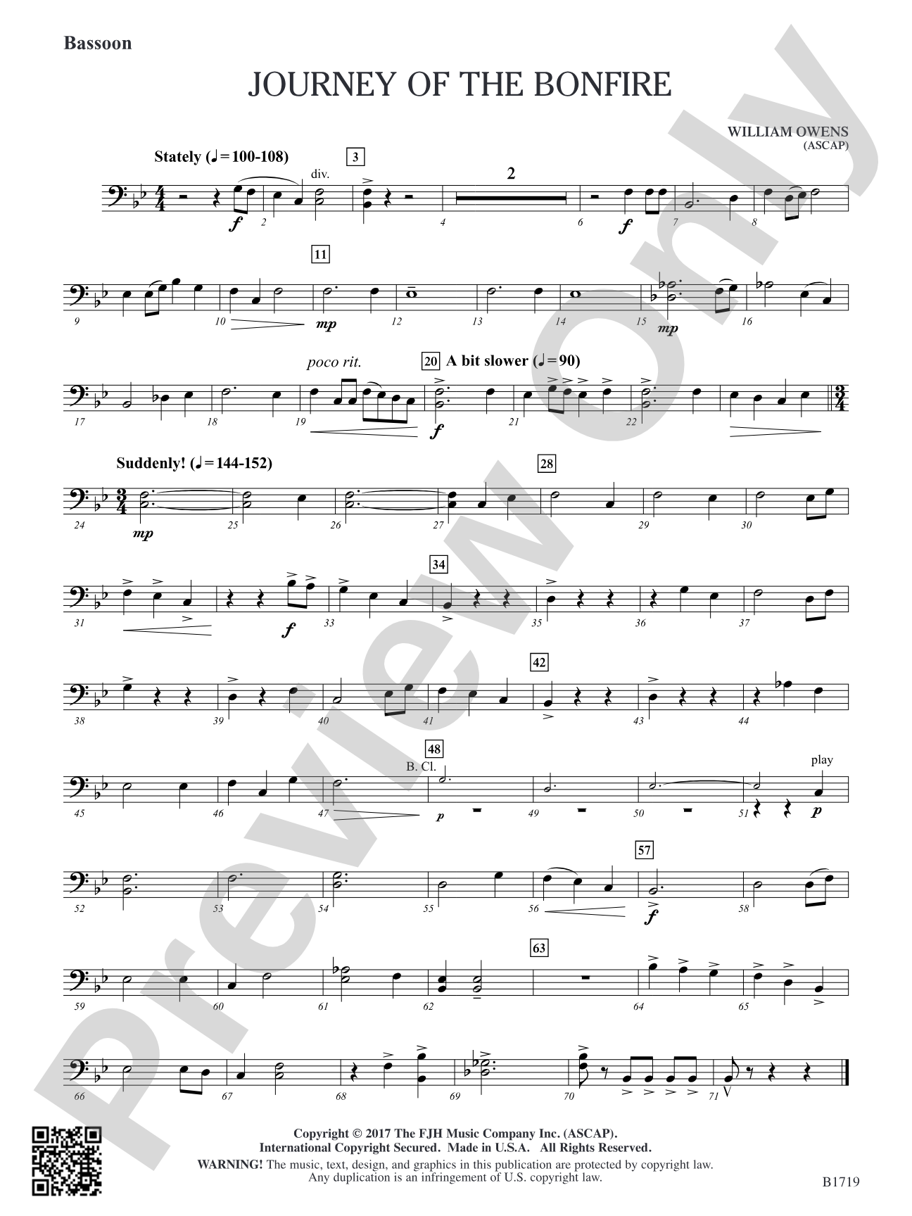 Journey of the Bonfire: Bassoon