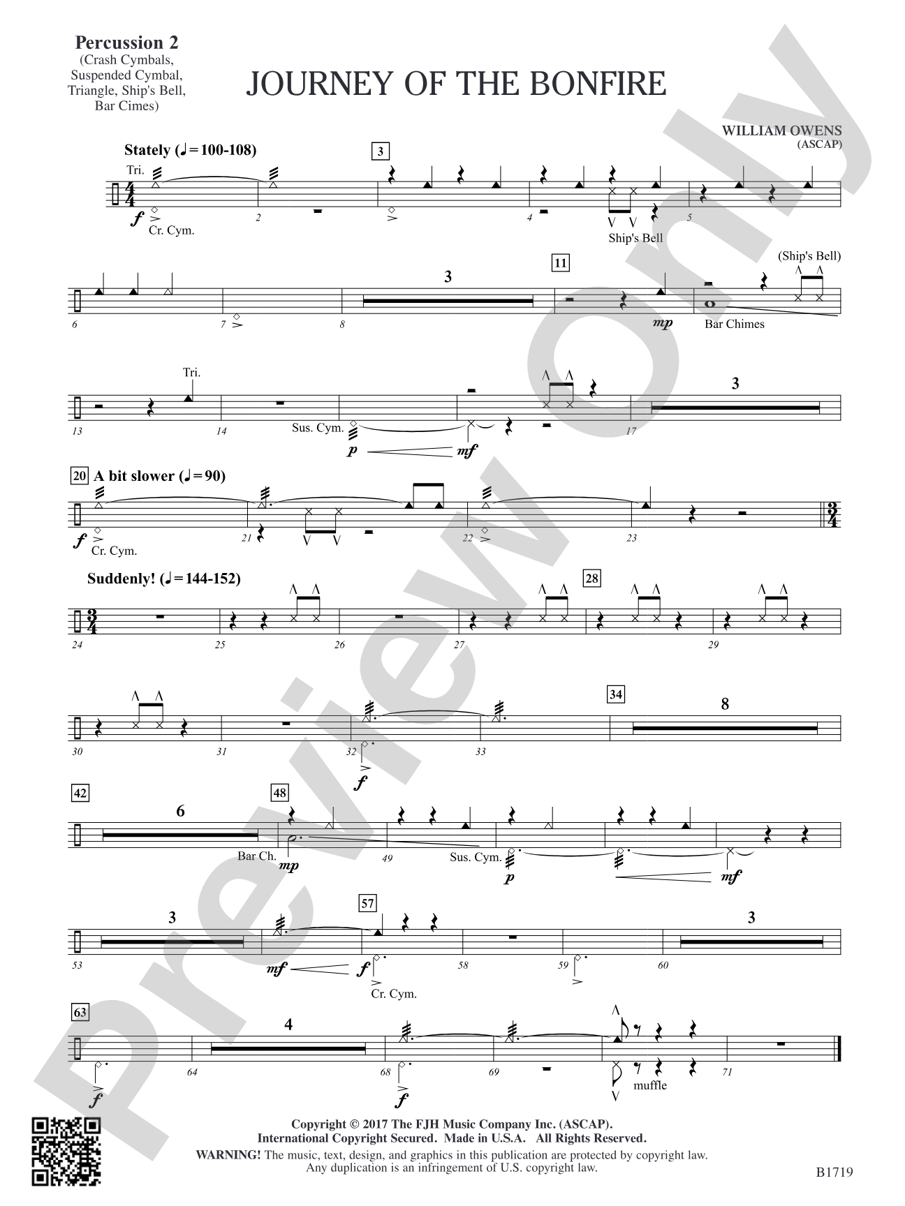 Journey of the Bonfire: Percussion 2