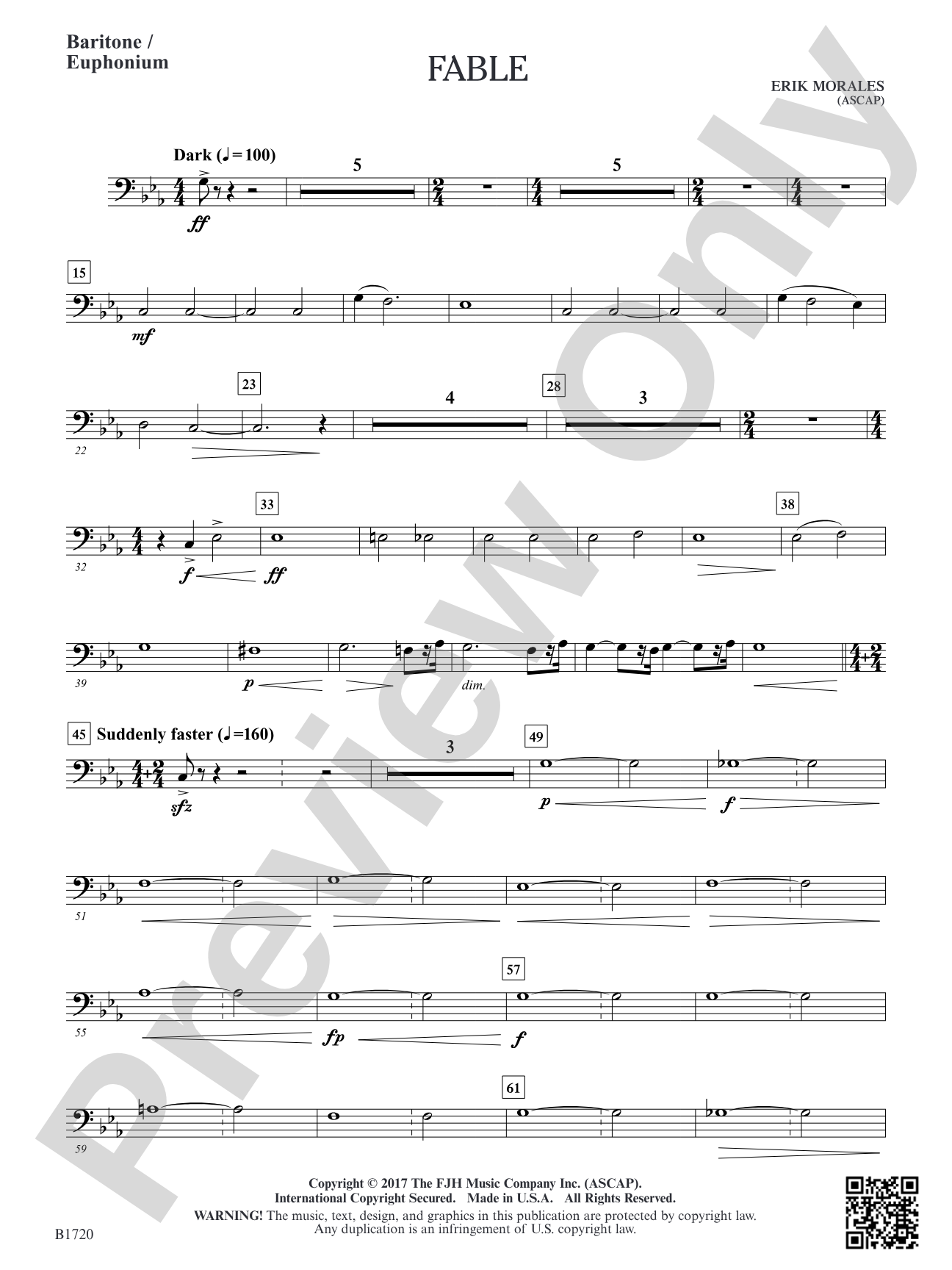 Fable: Baritone / Euphonium