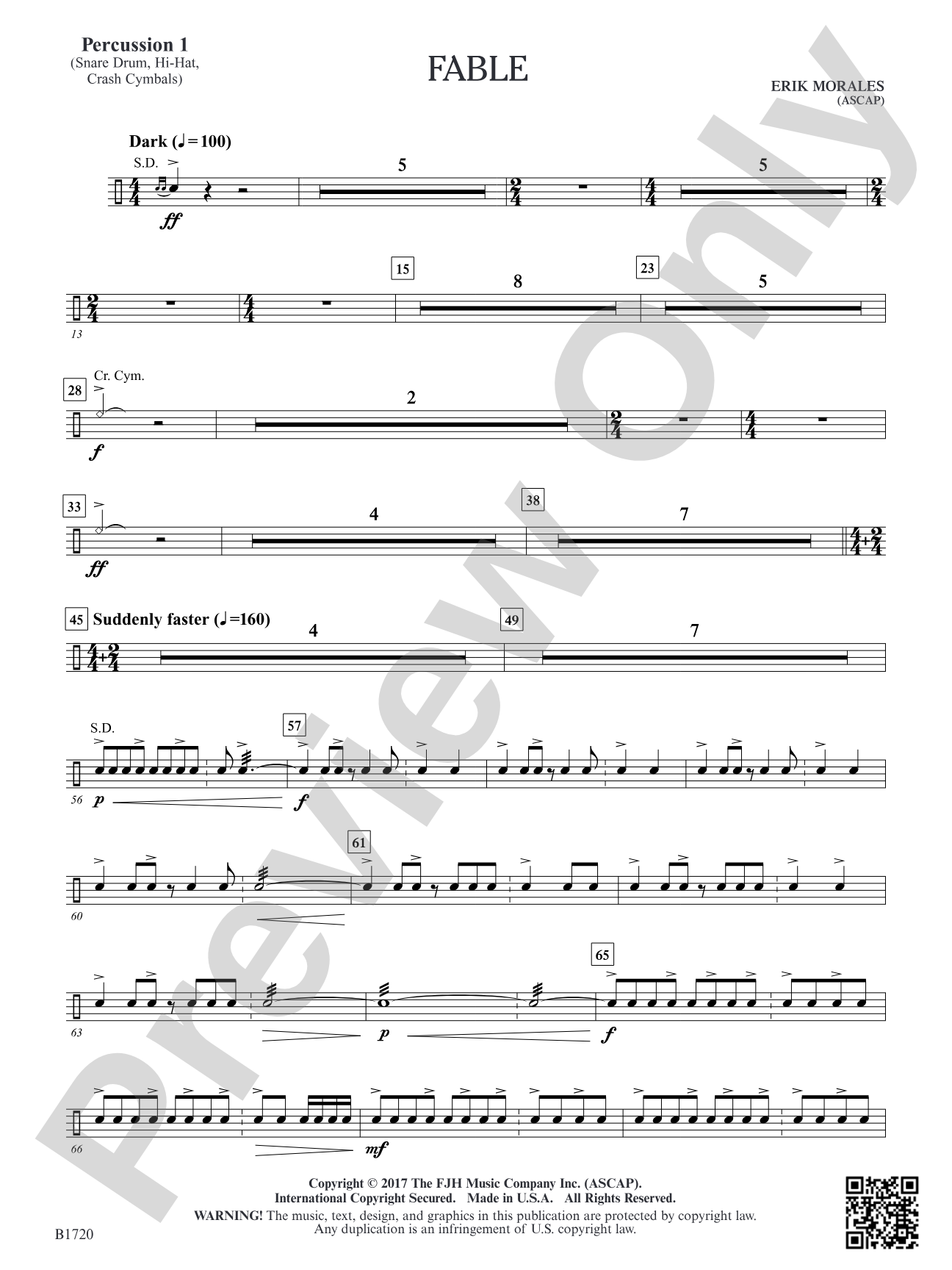 Fable: Percussion 1