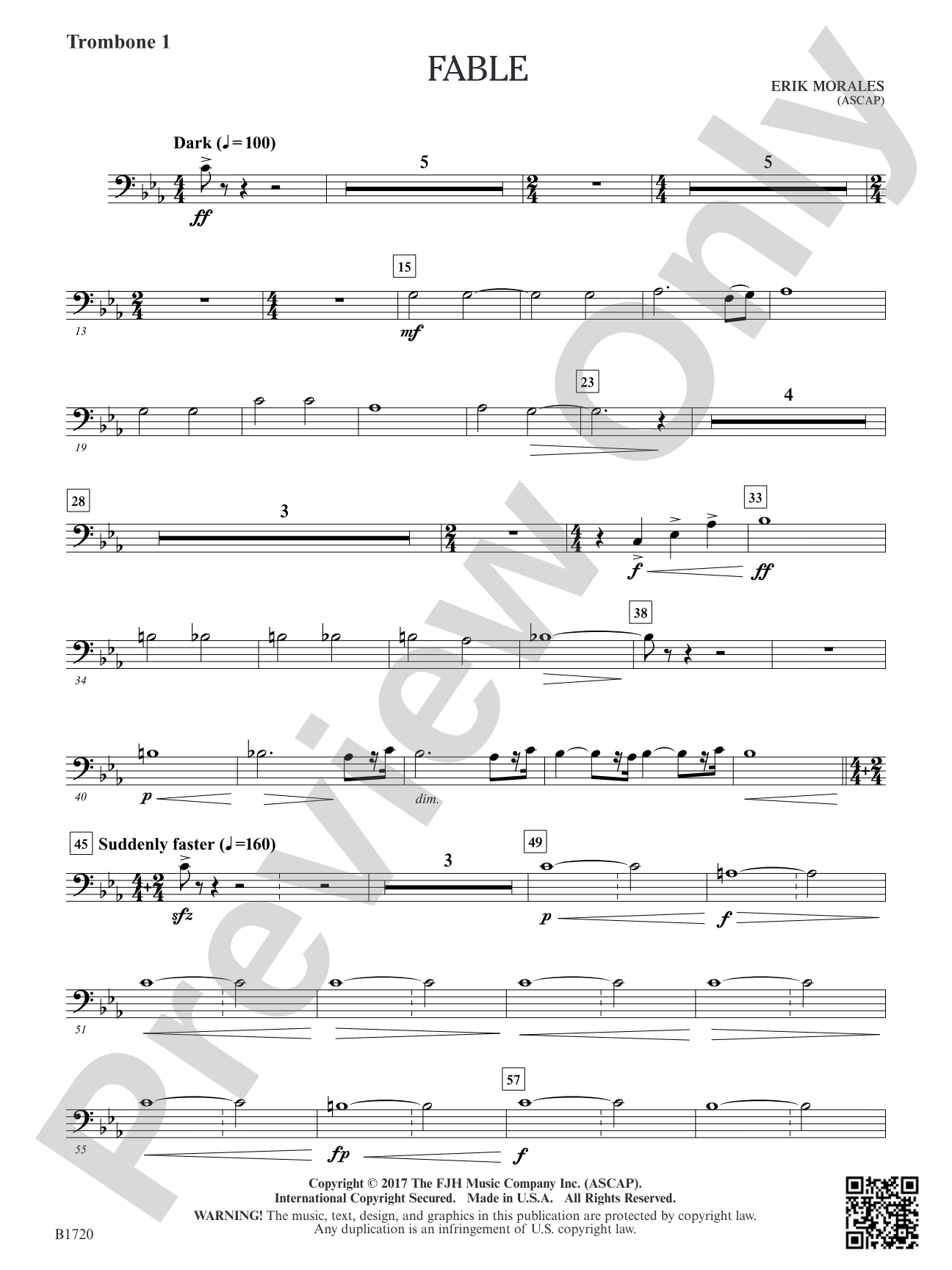 Fable: Trombone 1