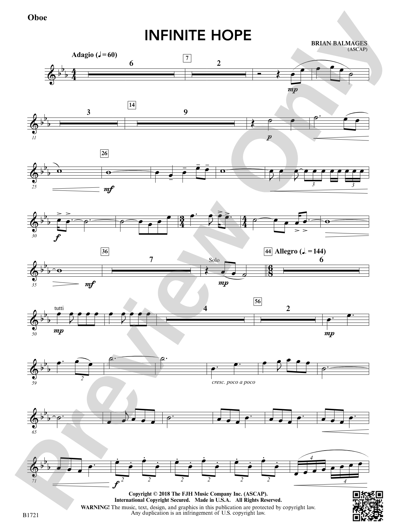 Infinite Hope: Oboe