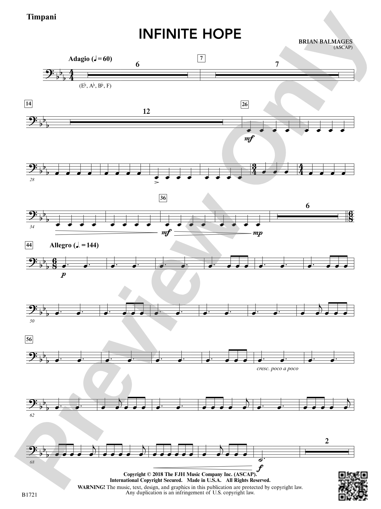 Infinite Hope: Timpani