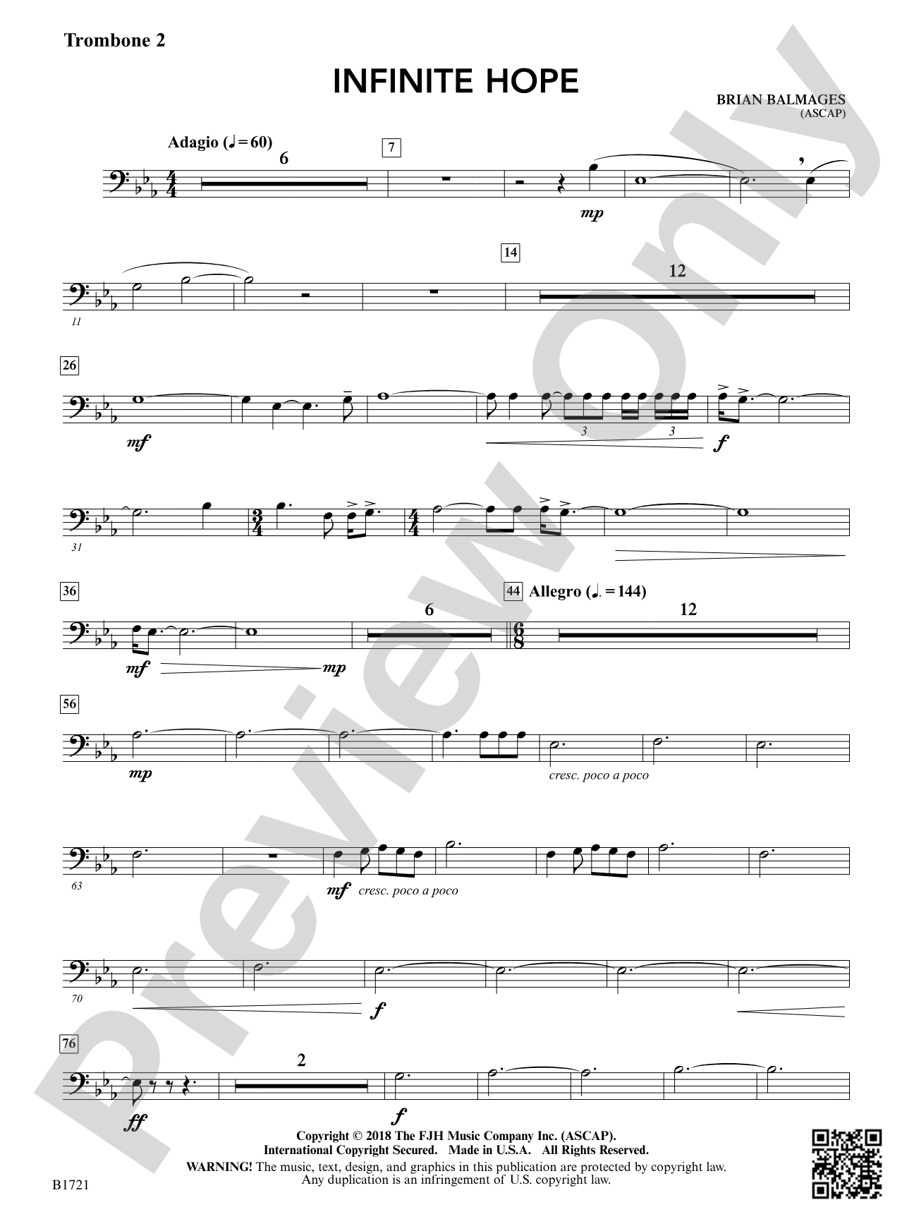 Infinite Hope: Trombone 2