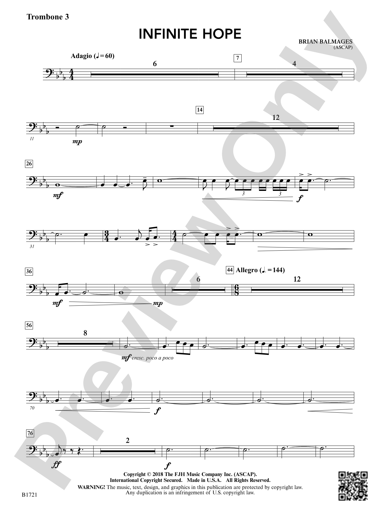 Infinite Hope: Trombone 3