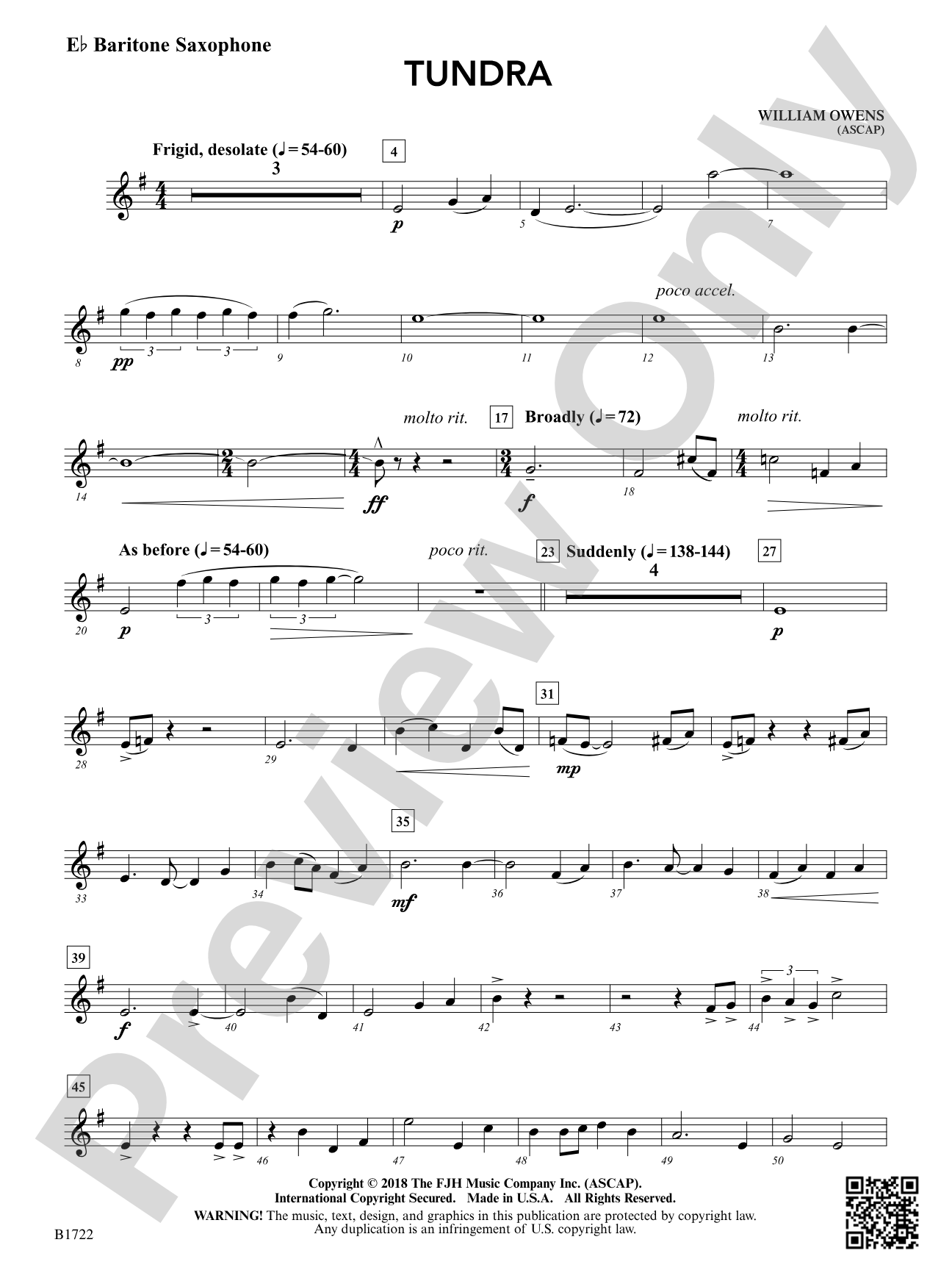 Tundra: E-flat Baritone Saxophone