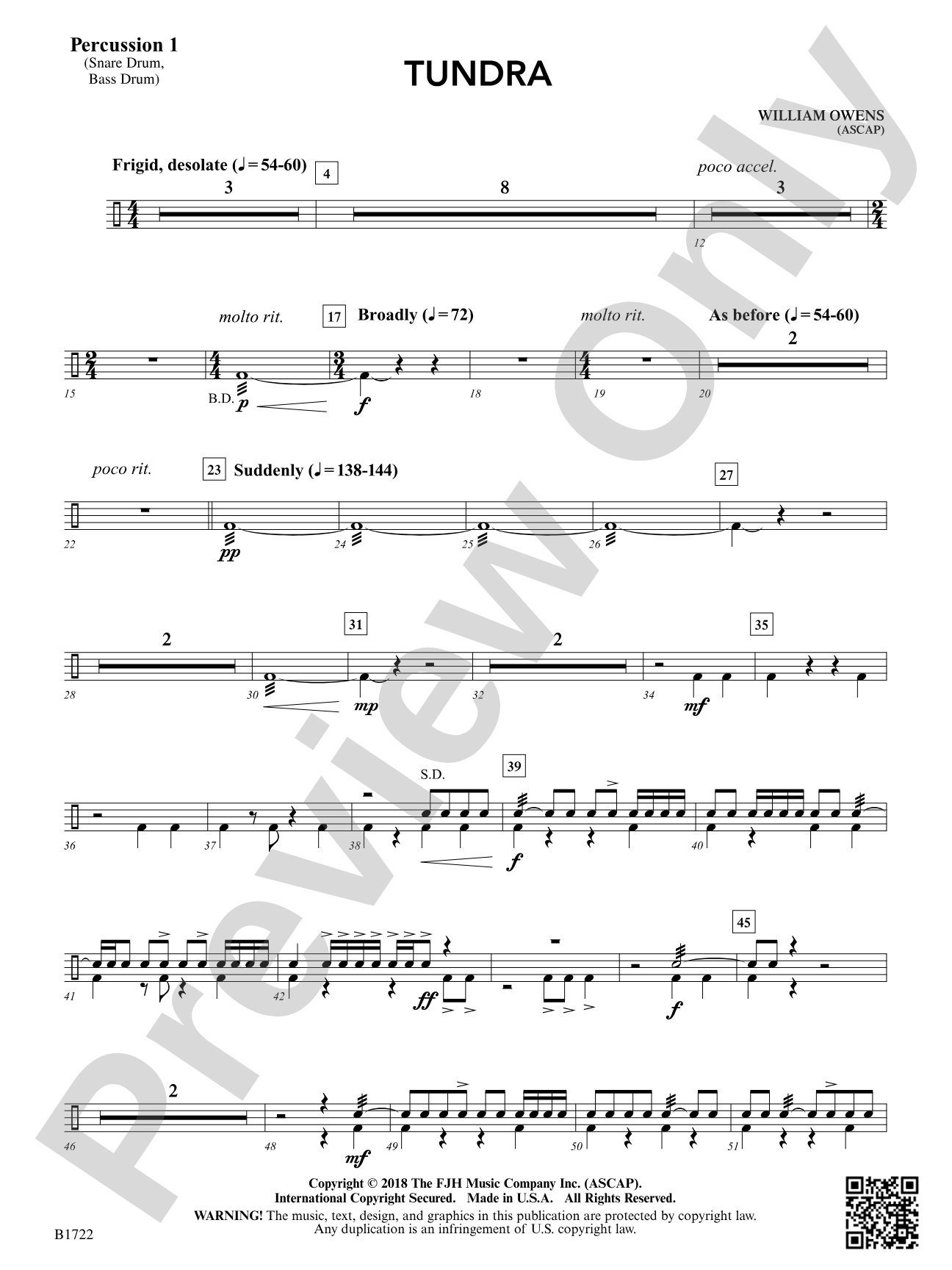 Tundra: Percussion 1