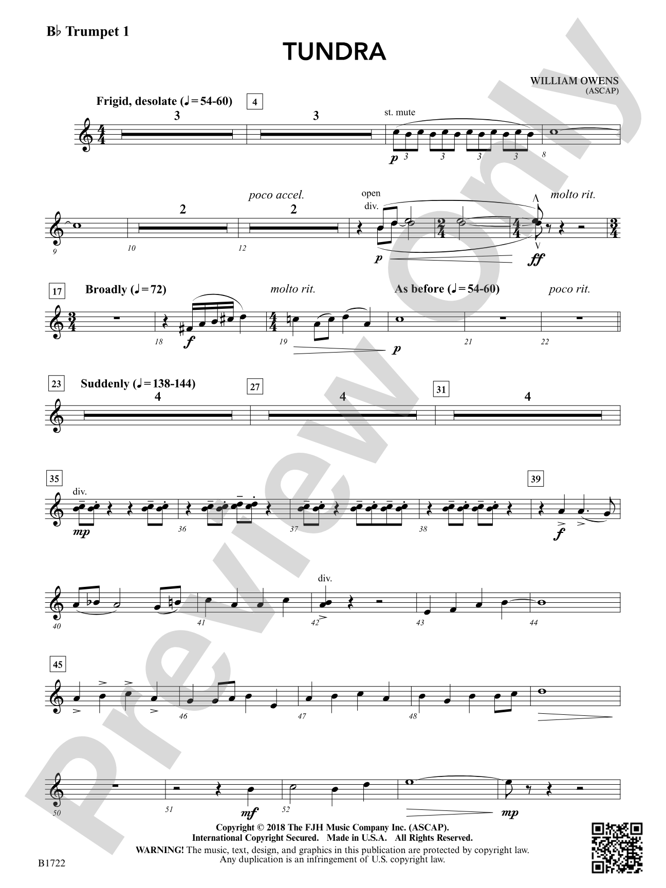 Tundra: B-flat Trumpet 1