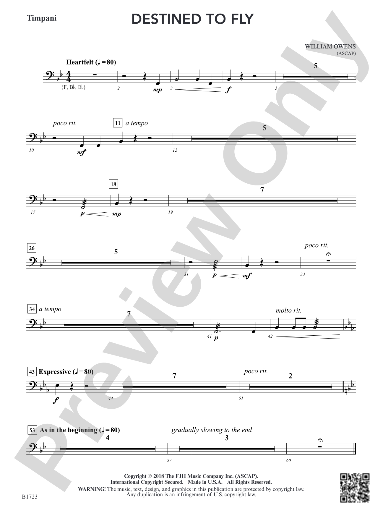 Destined to Fly: Timpani