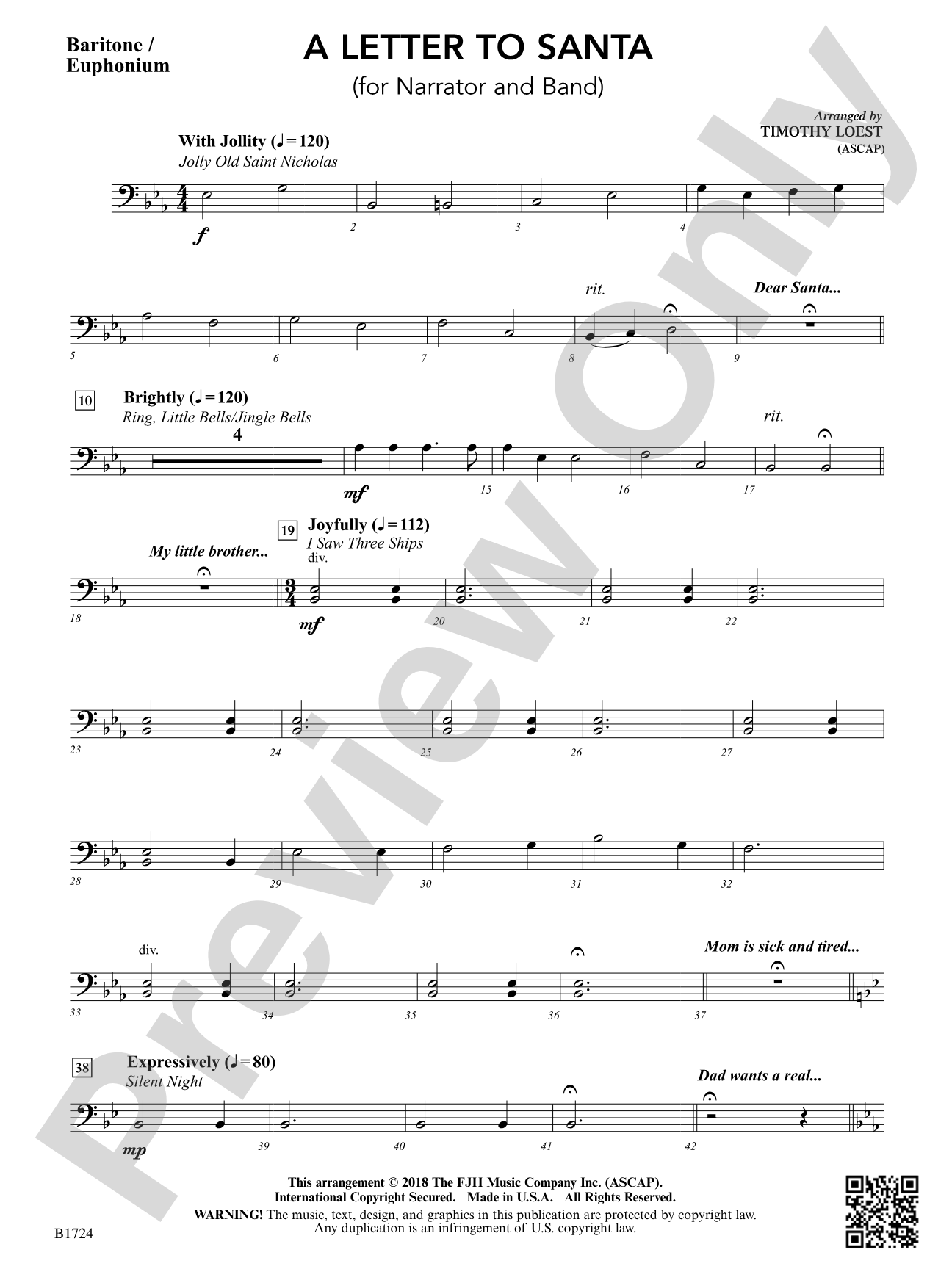 A Letter to Santa: Baritone / Euphonium
