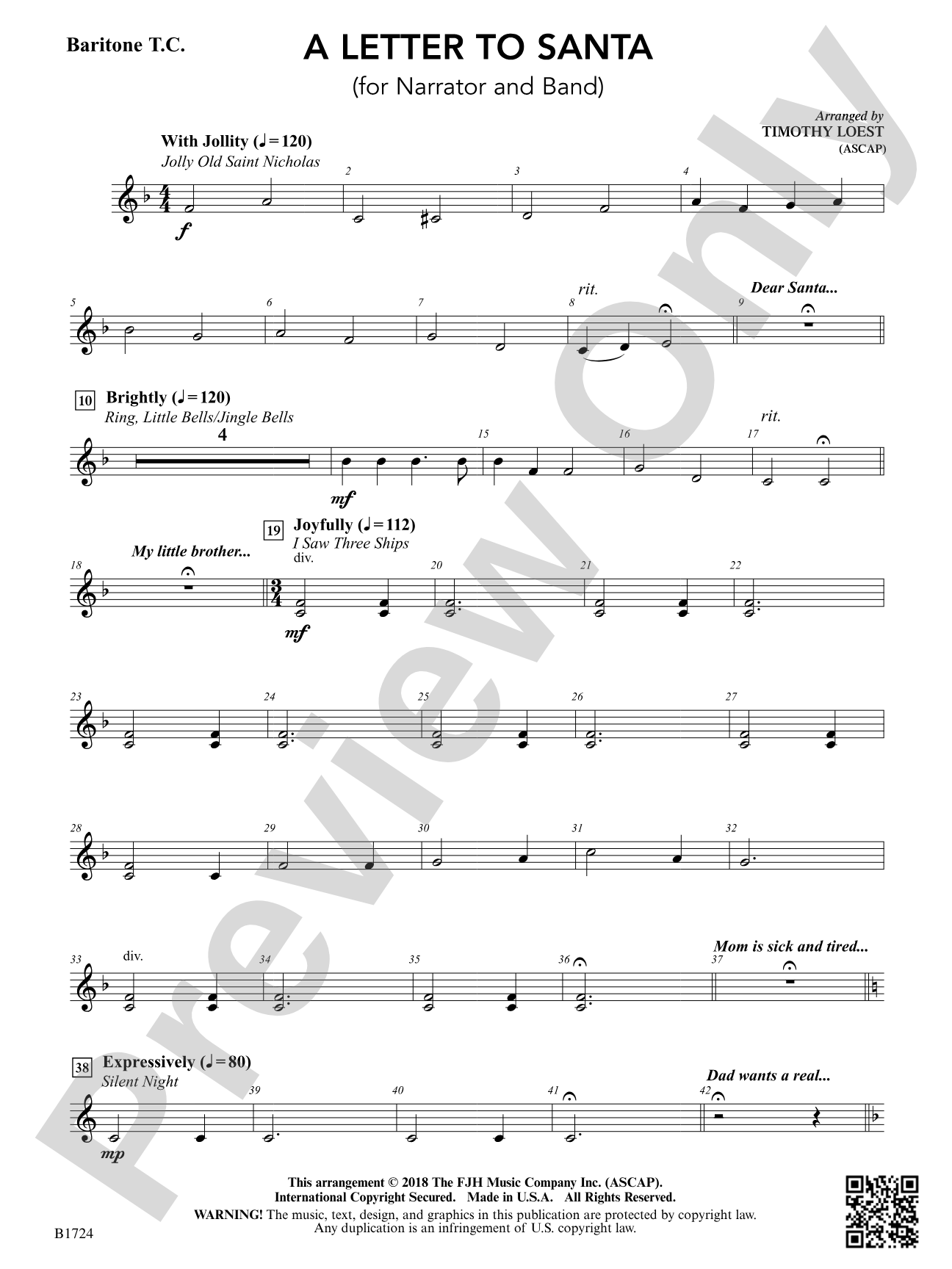 A Letter to Santa: Baritone T.C.