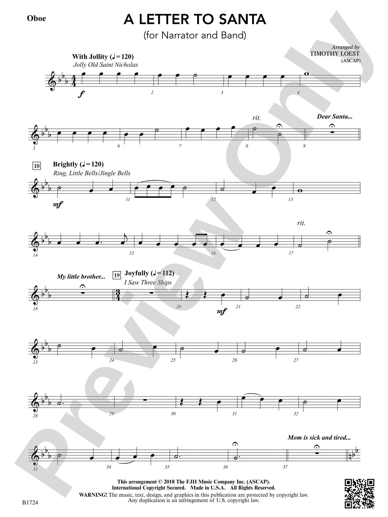 A Letter to Santa: Oboe