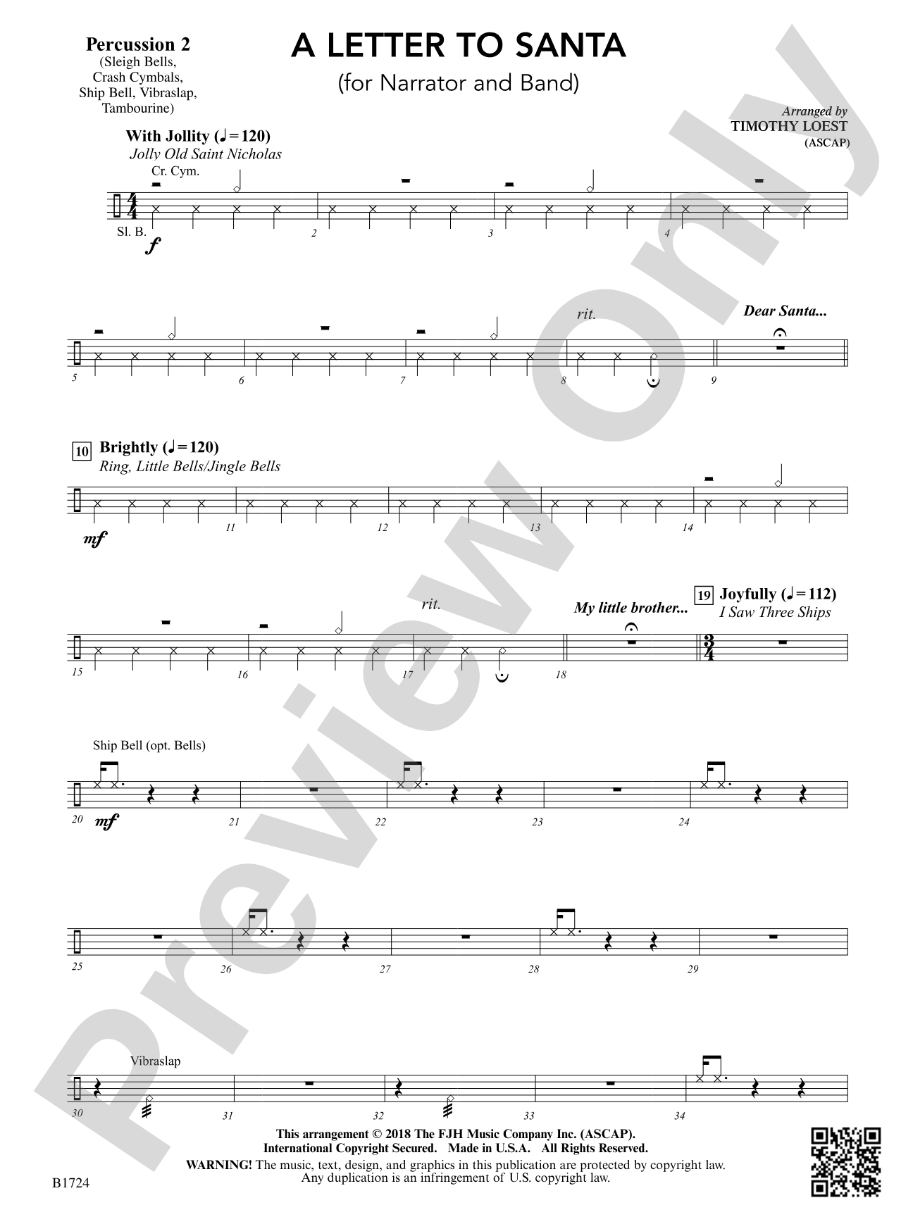 A Letter to Santa: Percussion 2