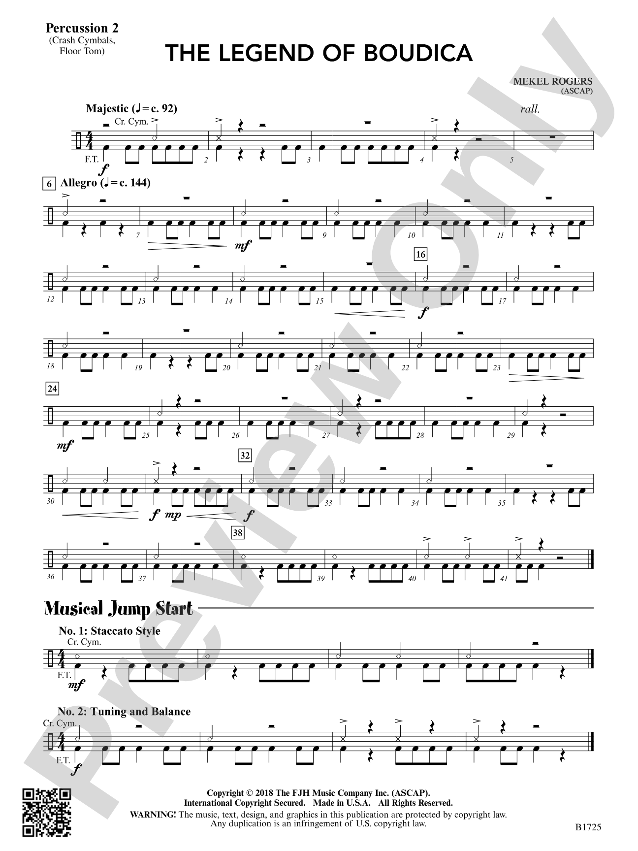 The Legend of Boudica: Percussion 2