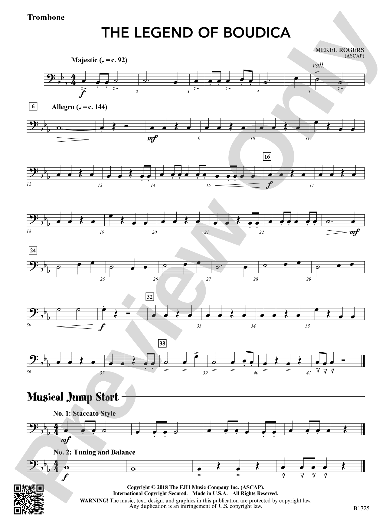 The Legend of Boudica: Trombone