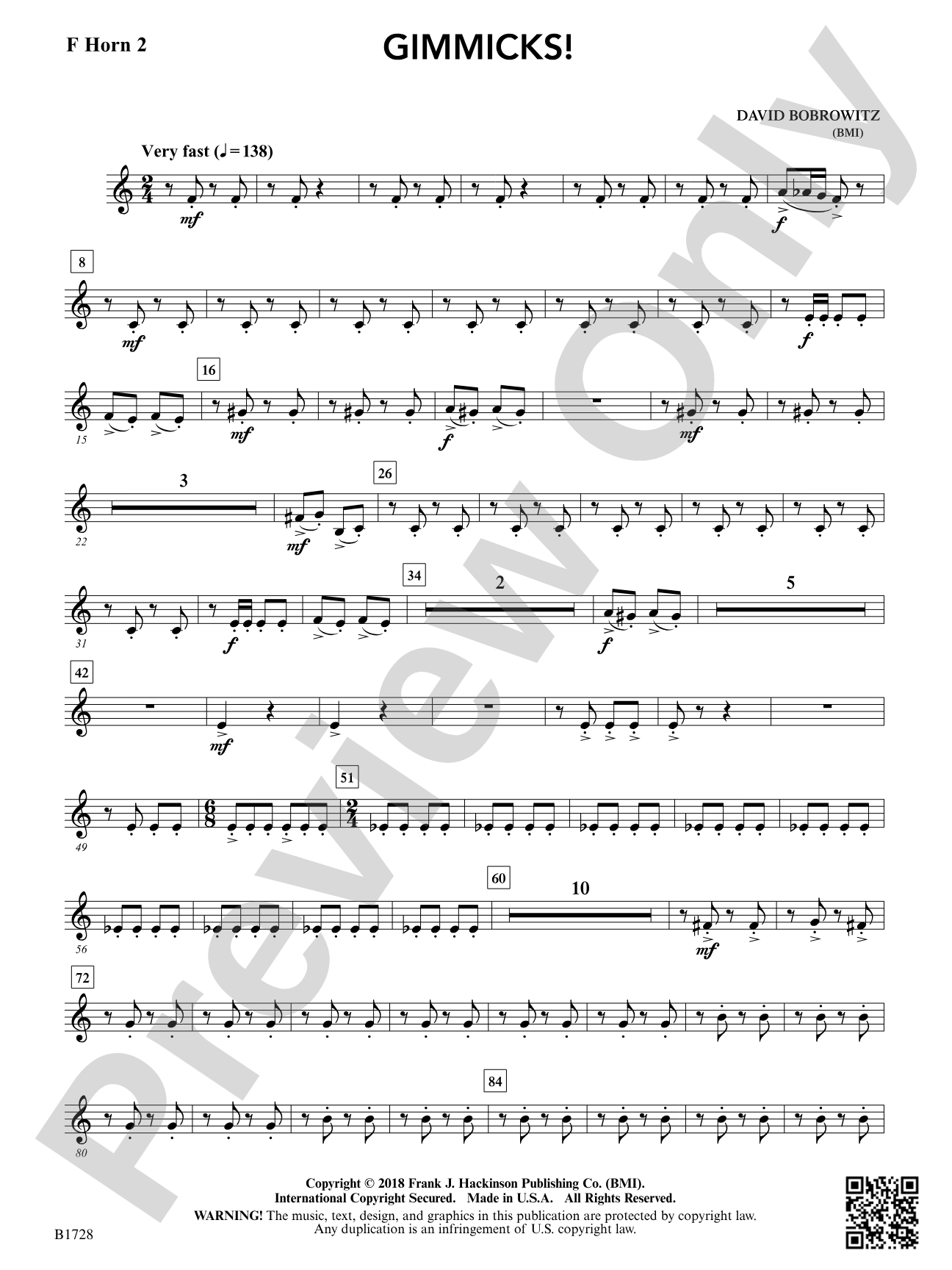 Gimmicks: F Horn 2
