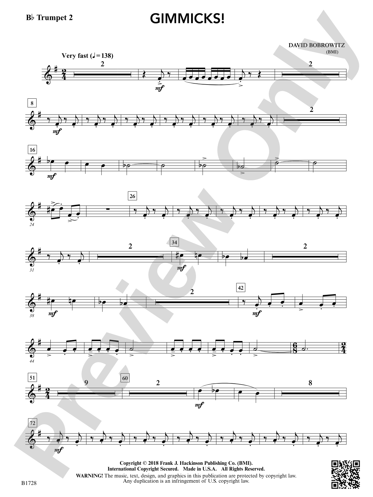Gimmicks: B-flat Trumpet 2