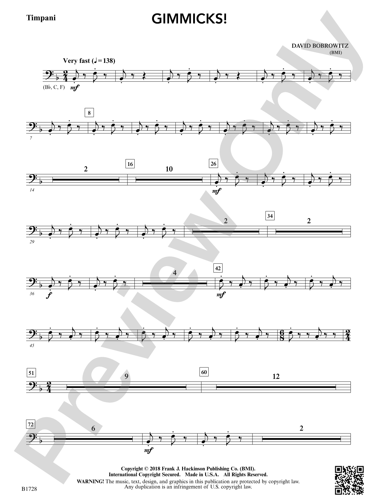Gimmicks: Timpani