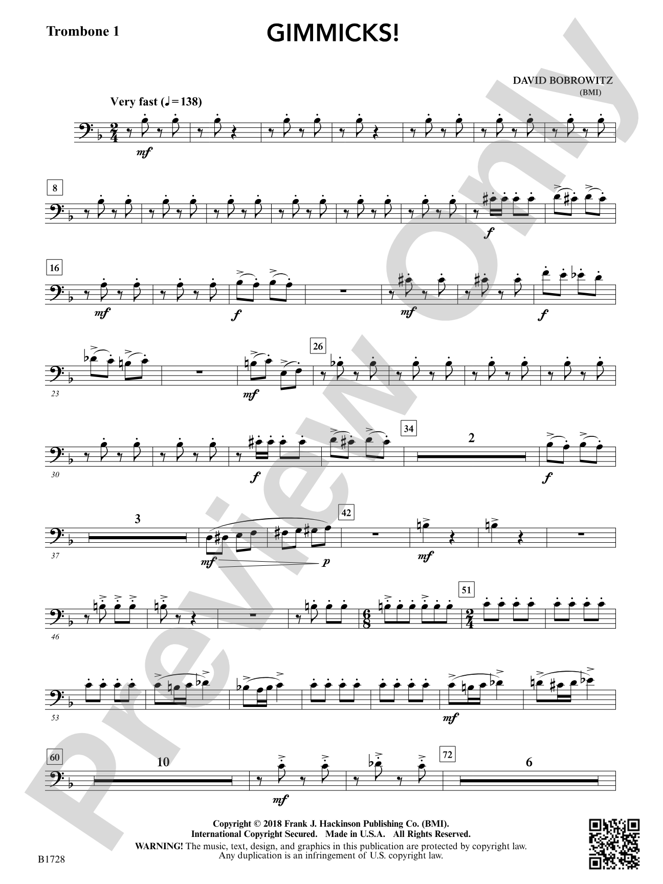 Gimmicks: Trombone 1