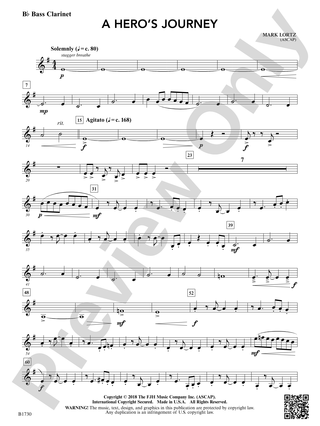 A Hero's Journey: B-flat Bass Clarinet