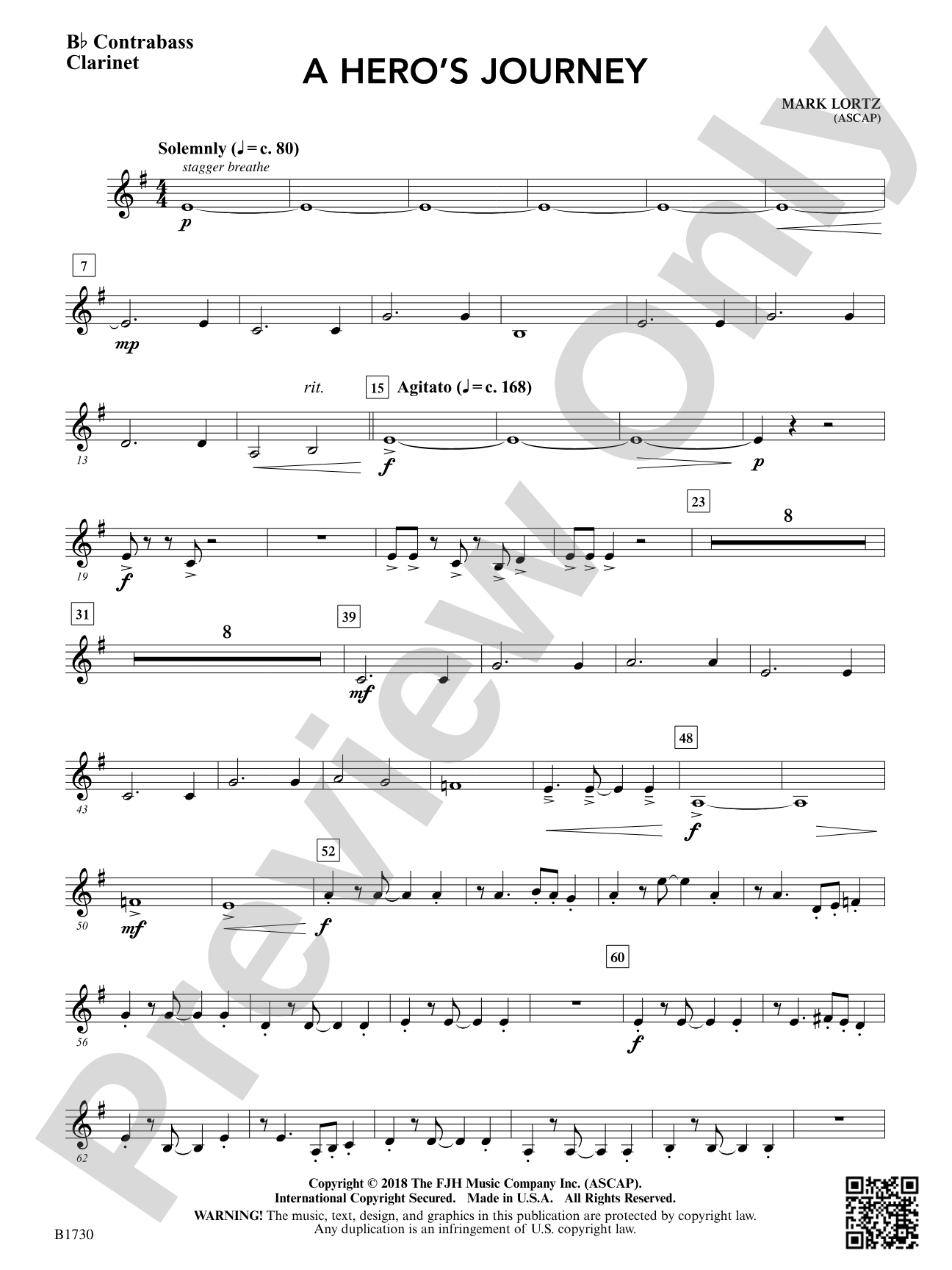 A Hero's Journey: B-flat Contrabass Clarinet