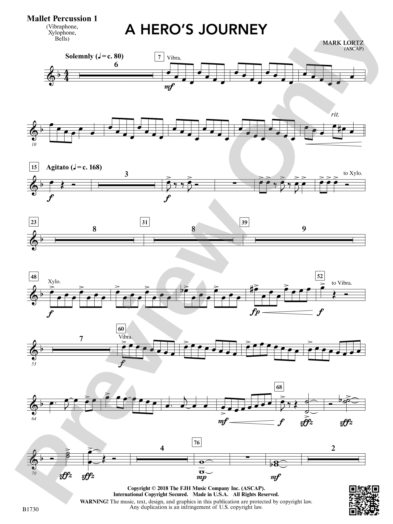 A Hero's Journey: Mallet Percussion 1