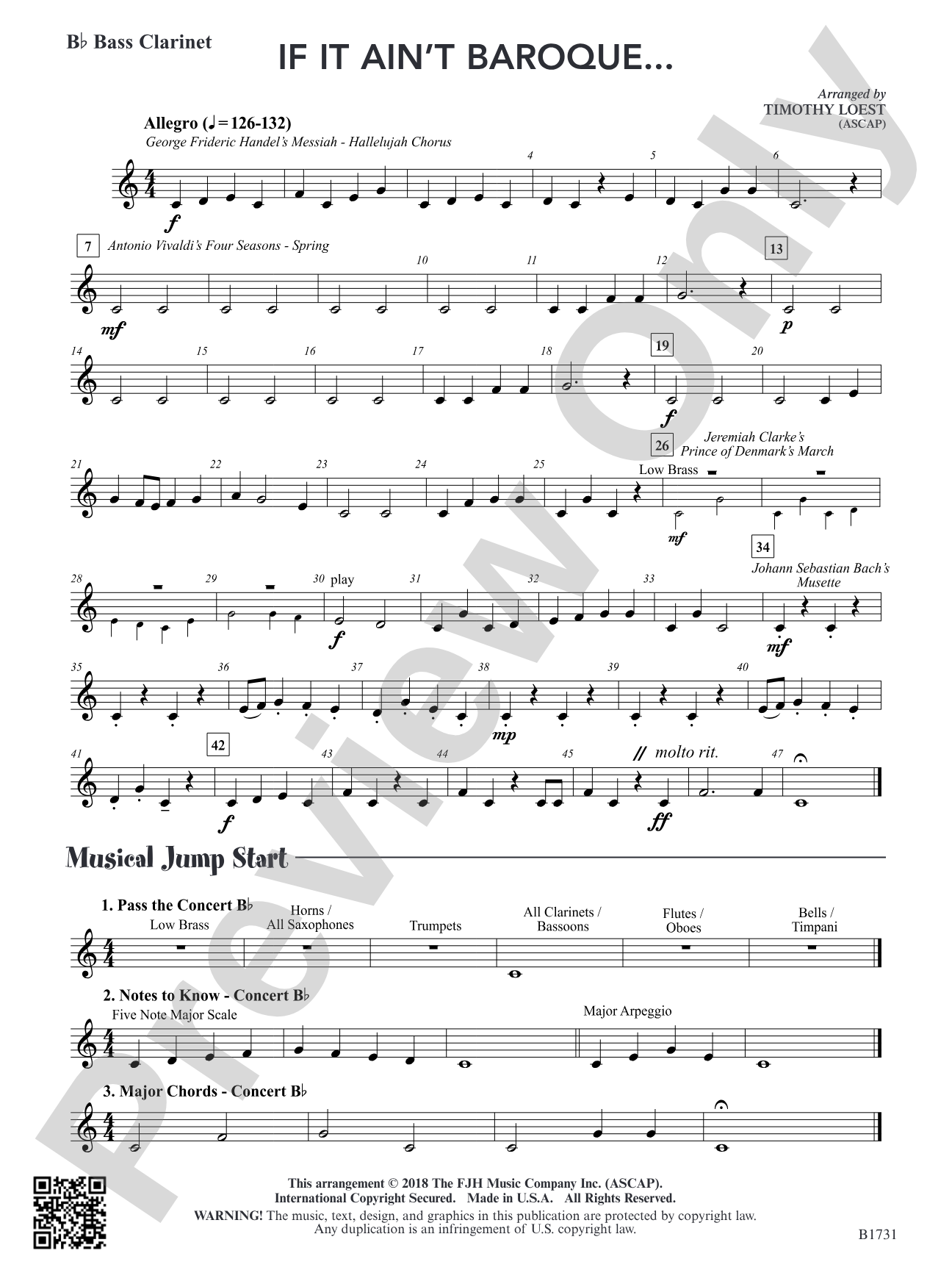 If It Ain't Baroque...: B-flat Bass Clarinet