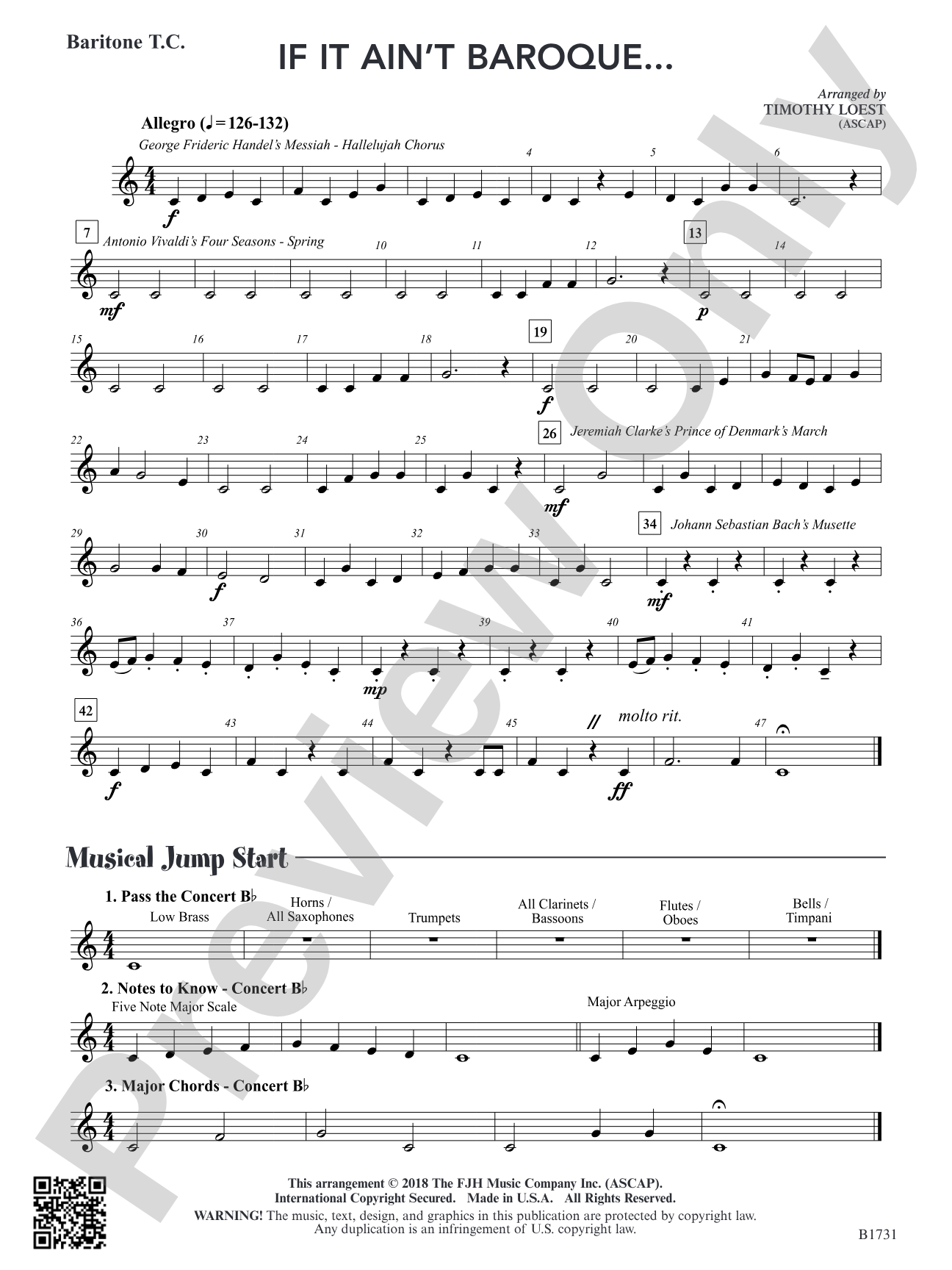 If It Ain't Baroque...: Baritone T.C.