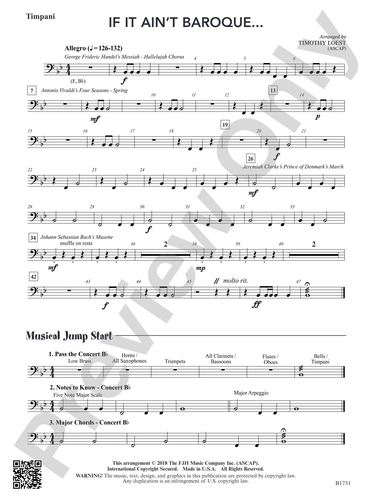 If It Ain't Baroque...: Opt. Timpani