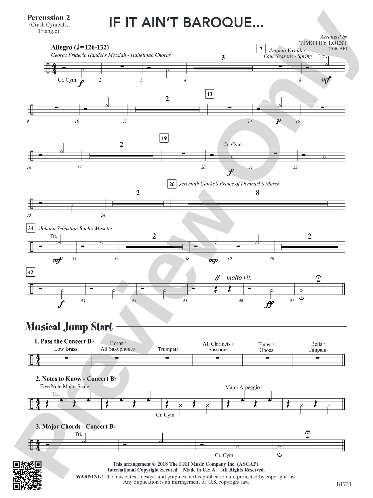 If It Ain't Baroque...: Percussion 2