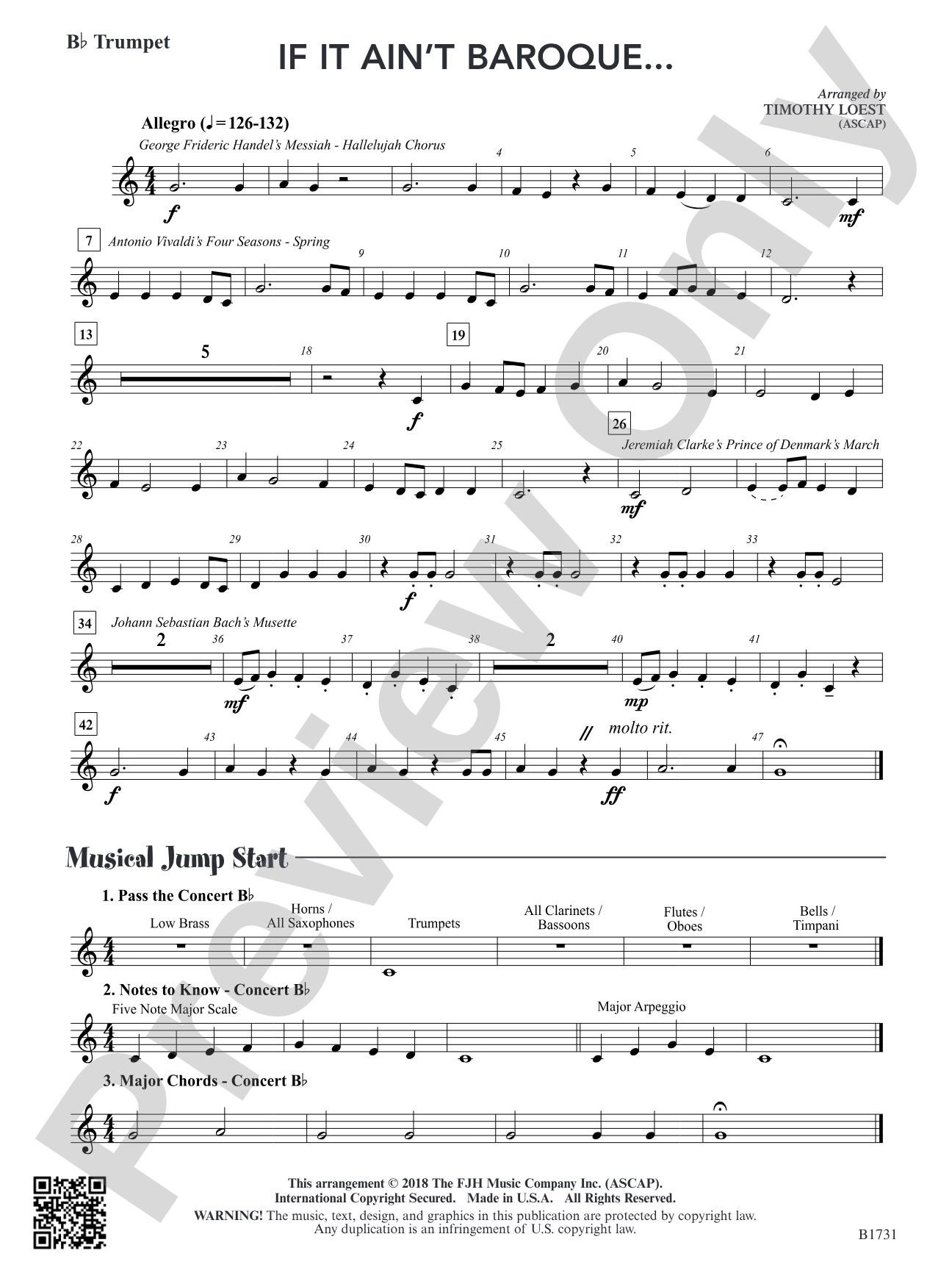 If It Ain't Baroque...: B-flat Trumpet