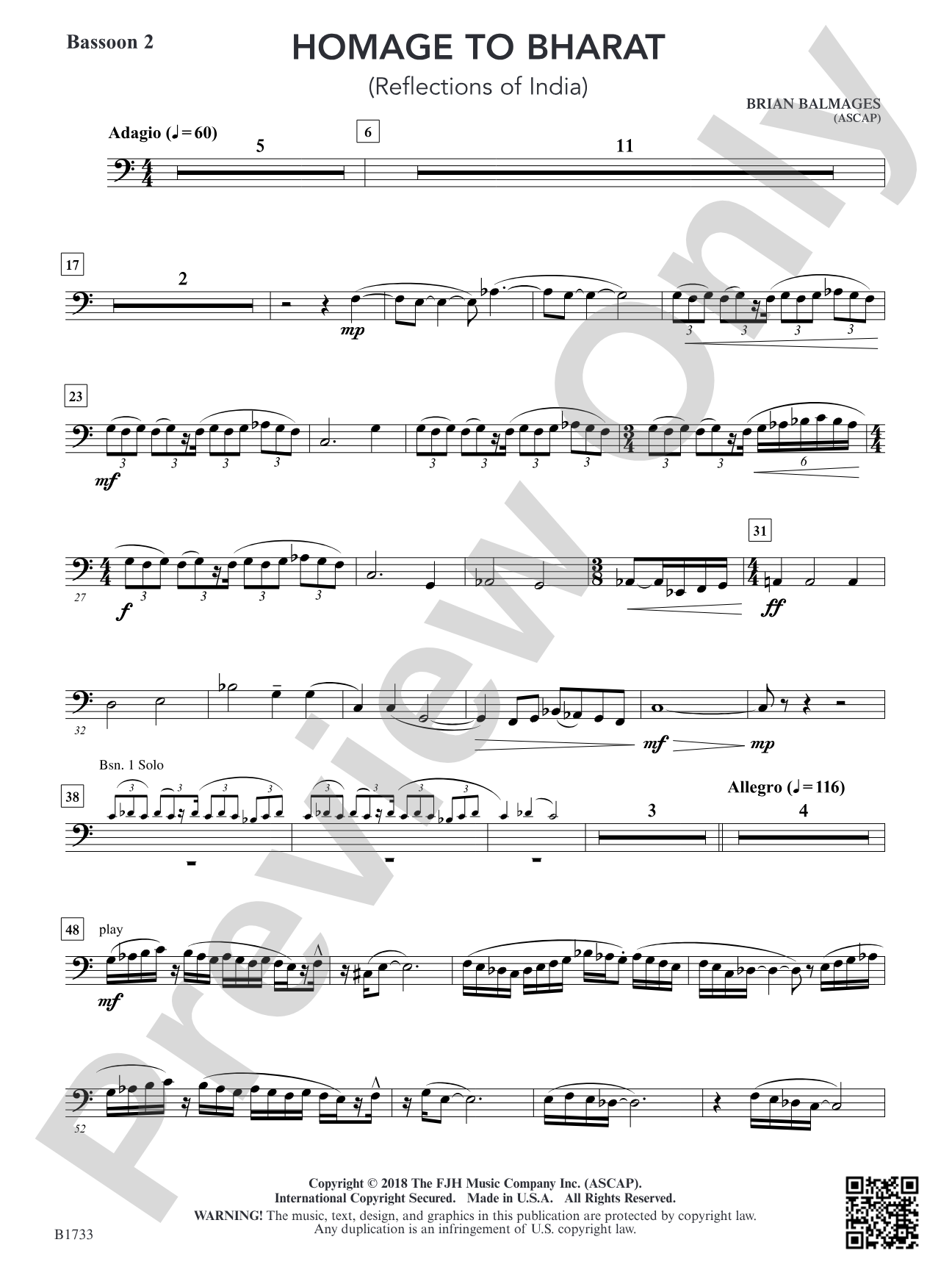 Homage to Bharat: Bassoon 2