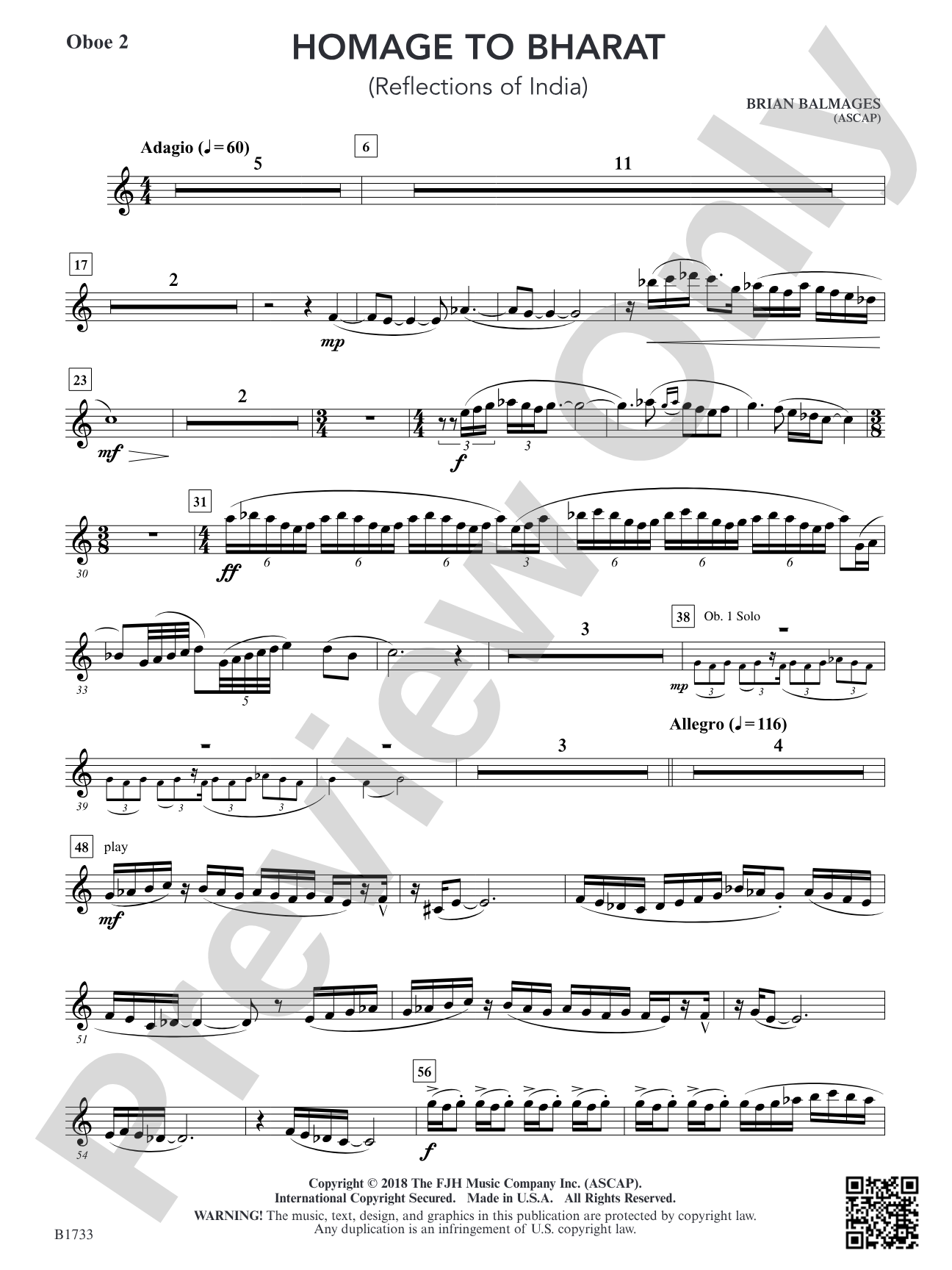 Homage to Bharat: Oboe 2