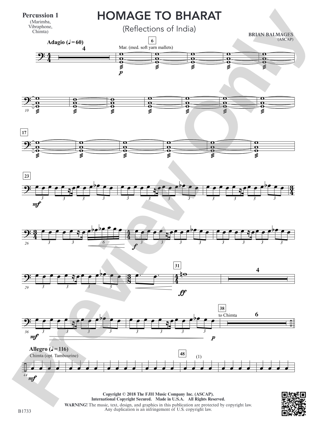 Homage to Bharat: Percussion 1
