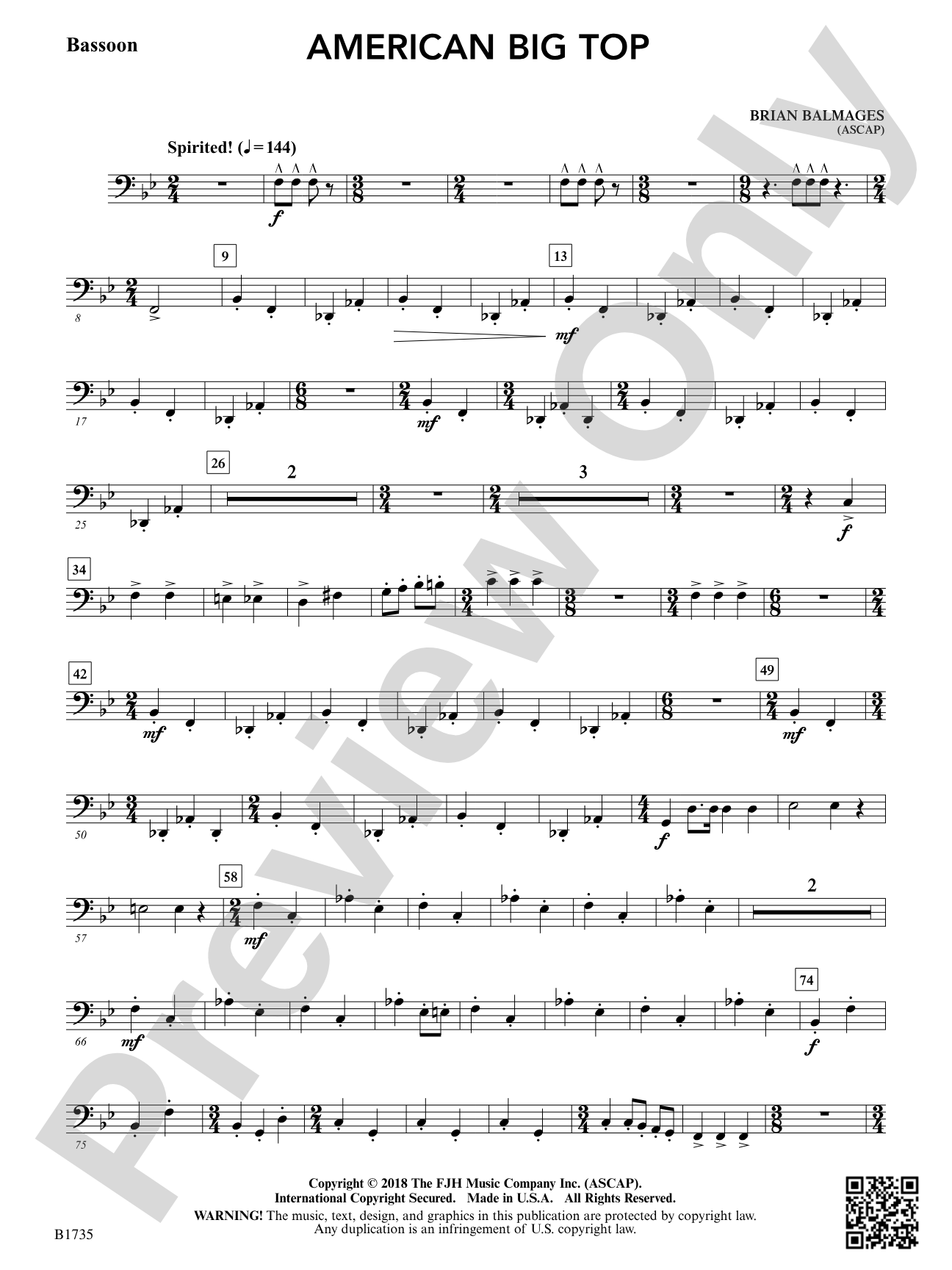 American Big Top: Bassoon